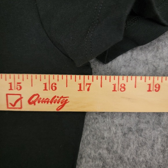 Adidas Originals Shirt Womens S Black Trefoil Graphic Slim Crop Tee Short Sleeve - Picture 8 of 10